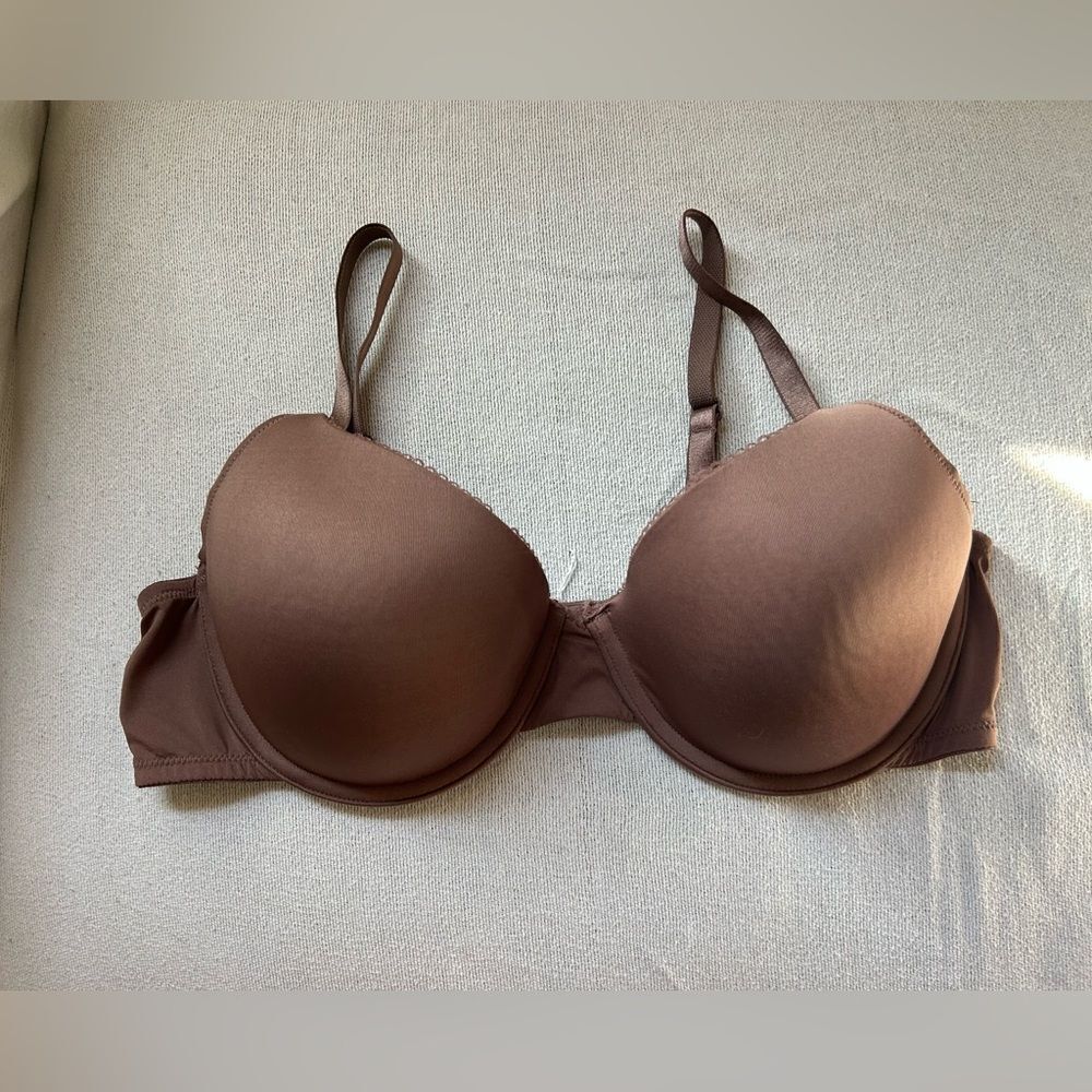 Ellen Tracy Women’s Brown Padded Bra Size 38 C
